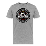 Camiseta prémium hombre | Team Blacksmiths The Northern Black Forge - gris jaspeado