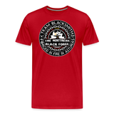 Camiseta prémium hombre | Team Blacksmiths The Northern Black Forge - rojo
