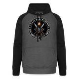 Sudadera dos tonos - Team Blacksmiths weapons The Northern Black Forge - gris grafito/negro