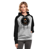 Sudadera dos tonos - Team Blacksmiths weapons The Northern Black Forge - gris jaspeado/negro