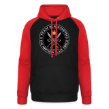 Sudadera dos tonos - Team Blacksmiths weapons The Northern Black Forge - negro/rojo