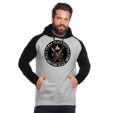 Sudadera dos tonos - Team Blacksmiths weapons The Northern Black Forge - gris jaspeado/negro