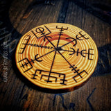 Packs 2 posavasos madera con grabados personalizados a elegir
