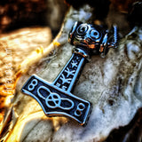 Colgante acero inoxidable mjolnir estilo Ödeshög