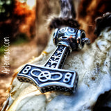Colgante acero inoxidable mjolnir estilo Ödeshög