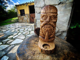 Totem guerrero thor madera