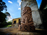 Totem guerrero thor madera