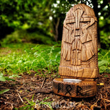 Tótem madera dios Thor