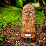 Tótem madera dios Thor