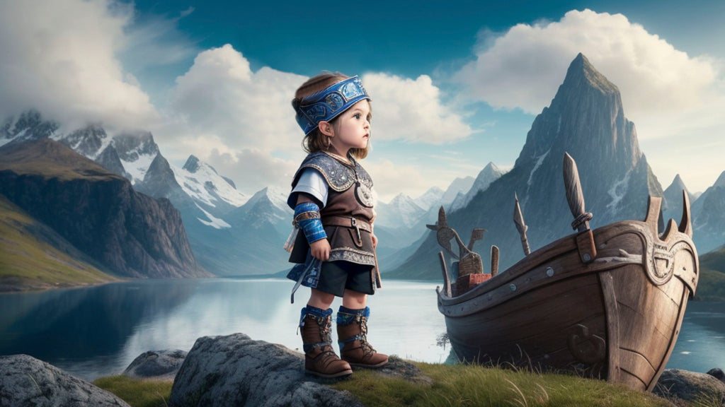 La historia de Erik, un niño vikingo