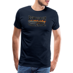 Camiseta prémium hombre | KnifeMaker The Northern Black Forge - azul marino