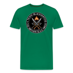 Camiseta prémium hombre | Team Blacksmiths weapons The Northern Black Forge - verde 