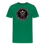 Camiseta prémium hombre | Team Blacksmiths weapons The Northern Black Forge - verde 