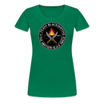 Camiseta premium mujer | Team Blacksmiths knife The Northern Black Forge - verde 