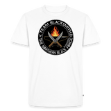 Camiseta prémium hombre | Team blacksmith knife The Northern Black Forge - blanco