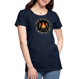 Camiseta premium mujer | Team Blacksmiths axes The Northern Black Forge - azul marino