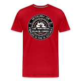 Camiseta prémium hombre | Arte Runas The Northern Black Forge - rojo