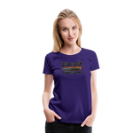 Camiseta premium mujer | KnifeMaker The Northern Black Forge - púrpura