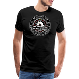 Camiseta prémium hombre | Arte Runas The Northern Black Forge - negro