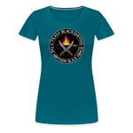 Camiseta premium mujer | Team Blacksmiths knife The Northern Black Forge - azul océano