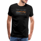 Camiseta prémium hombre | KnifeMaker The Northern Black Forge - negro