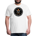 Camiseta prémium hombre | Team Blacksmiths weapons The Northern Black Forge - blanco