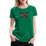 Camiseta premium mujer | KnifeMaker The Northern Black Forge - verde 