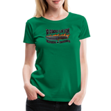 Camiseta premium mujer | KnifeMaker The Northern Black Forge - verde 