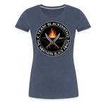 Camiseta premium mujer | Team Blacksmiths knife The Northern Black Forge - azul jaspeado