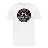 Camiseta prémium hombre | Arte Runas The Northern Black Forge - blanco