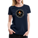 Camiseta premium mujer | Team Blacksmiths knife The Northern Black Forge - azul marino