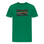 Camiseta prémium hombre | KnifeMaker The Northern Black Forge - verde 