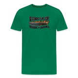 Camiseta prémium hombre | KnifeMaker The Northern Black Forge - verde 