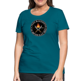 Camiseta premium mujer | Team Blacksmiths knife The Northern Black Forge - azul océano