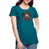 Camiseta premium mujer | Arte Runas The Northern Black Forge - azul océano