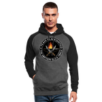 Sudadera dos tonos - Team Blacksmiths knife The Northern Black Forge - gris grafito/negro