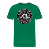 Camiseta prémium hombre | Arte Runas The Northern Black Forge - verde 