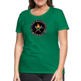 Camiseta premium mujer | Team Blacksmiths knife The Northern Black Forge - verde 