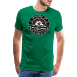 Camiseta prémium hombre | Arte Runas The Northern Black Forge - verde 