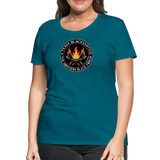 Camiseta premium mujer | Team Blacksmiths axes The Northern Black Forge - azul océano