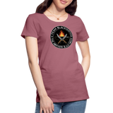 Camiseta premium mujer | Team Blacksmiths knife The Northern Black Forge - malva