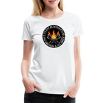 Camiseta premium mujer | Team Blacksmiths axes The Northern Black Forge - blanco