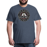 Camiseta prémium hombre | Team Blacksmiths The Northern Black Forge - azul jaspeado