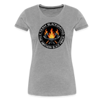 Camiseta premium mujer | Team Blacksmiths axes The Northern Black Forge - gris jaspeado