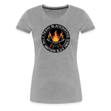 Camiseta premium mujer | Team Blacksmiths axes The Northern Black Forge - gris jaspeado