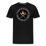 Camiseta prémium hombre | Team blacksmith knife The Northern Black Forge - negro