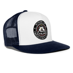 Gorra de malla - Arte Runas The Northern Black Forge - blanco/azul marino