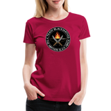 Camiseta premium mujer | Team Blacksmiths knife The Northern Black Forge - rosado oscuro