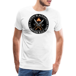 Camiseta prémium hombre | Team Blacksmiths weapons The Northern Black Forge - blanco