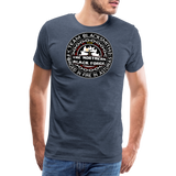 Camiseta prémium hombre | Team Blacksmiths The Northern Black Forge - azul jaspeado